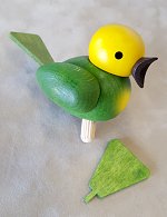 Large Green Bird for<br>Ulbricht Bird Santa